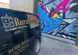 Vehicle Branding for Rural Ranges - Rear View Vehicle Branding for Rural Ranges - Rear View