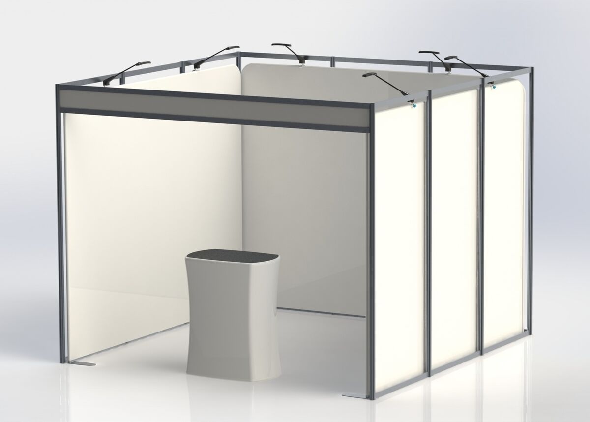 Size Panel Shell Scheme 3x3 Fabric Shell Scheme Exhibition Stand