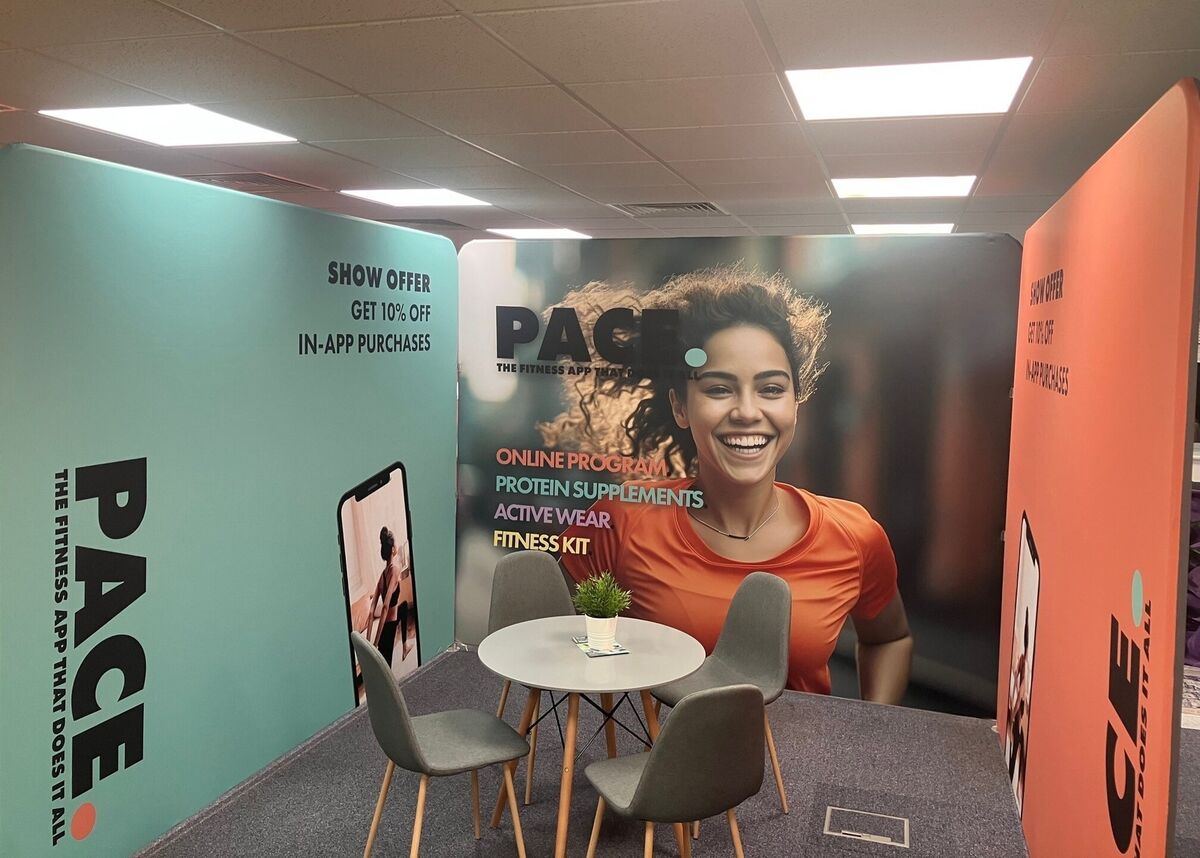 Size Panel Shell Scheme 3x3 Fabric Shell Scheme Exhibition Stand