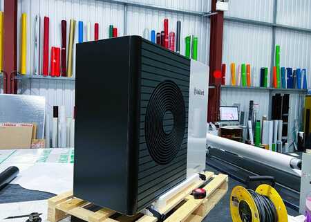 Vinyl Wrap Vaillant aroTHERM Plus Air Source Heat Pump for CHG Southwest