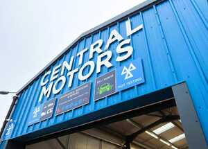 Close Up Central Motors Bridport New External Signage Lettering & Sign Panels Close Up Central Motors Bridport New External Signage Lettering & Sign Panels
