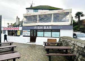 Lyme's Fish Bar New Premises Signage