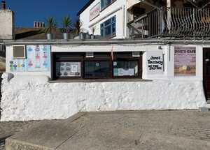 Jane's Takeaway Window Signage