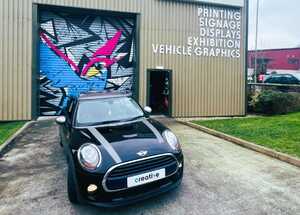 Damaged Mini Cooped Custom Bonnet Stripes