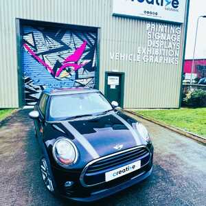 Replicated & Replaced Custom Mini Cooper Vinyl Bonnet Stripes