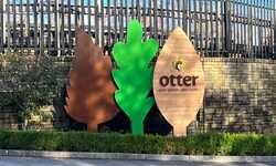 Bespoke Shaped Entrance & Site Signage for Otter Garden Centres