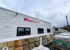 AFTER - New Westcrete External Main Sign AFTER - Flat Panel ACM Fascia Sign for Westcrete Axminster