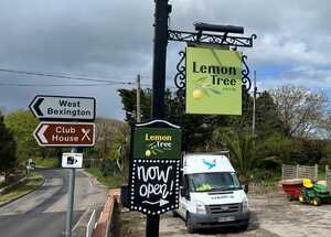 New Hanging Sign Panel for Lemon Tree in Swyre New Hanging Sign Panel for Lemon Tree in Swyre