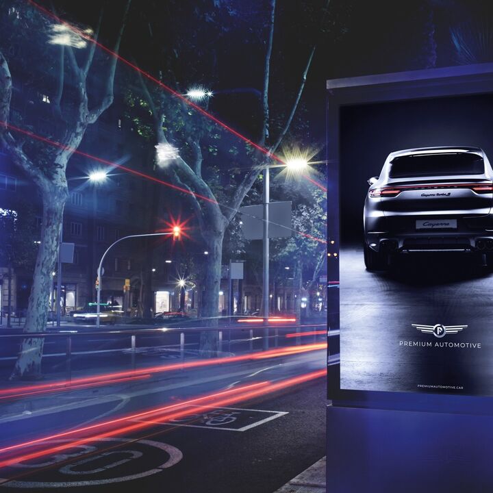Printed Backlit Poster Film In Situ - Automotive at Bus Stop.jpg
