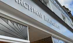 Stand-Off Lettering for Archway Bookshop, Axminster Property Co. Stand-Off Lettering for Archway Bookshop, Axminster Property Co.