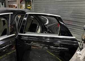 Jaguar XFS Window Dechrome - Before