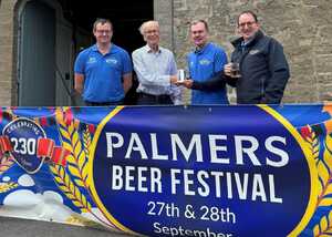 Custom Printed Event Banner for Palmers Brewery Custom Printed Event Banner for Palmers Brewery