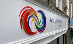 Bespoke Acrylic Logo Creation for Arts Unlimited - The Gallery Bespoke Acrylic Logo Creation for Arts Unlimited - The Gallery