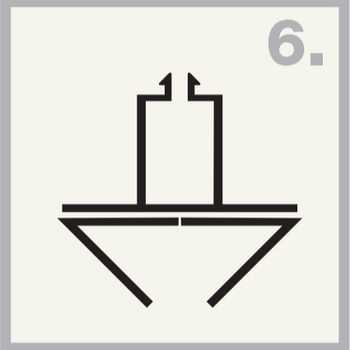 800mm External Corner (90 Degree) Assembly No.6