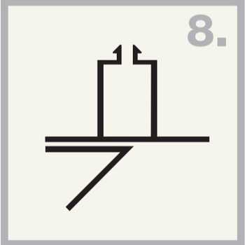 800mm Diagonal Corner (135 Degree) Assembly No.8