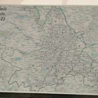 Sheffield Schools Printed onto Polycolour Noticeboard