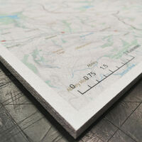 Printed Map on Polycolour Noticeboard