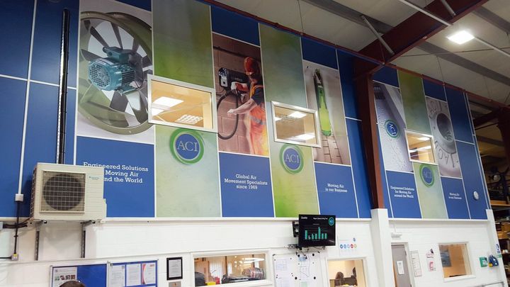 Printed Wallpaper at Air Control Industries