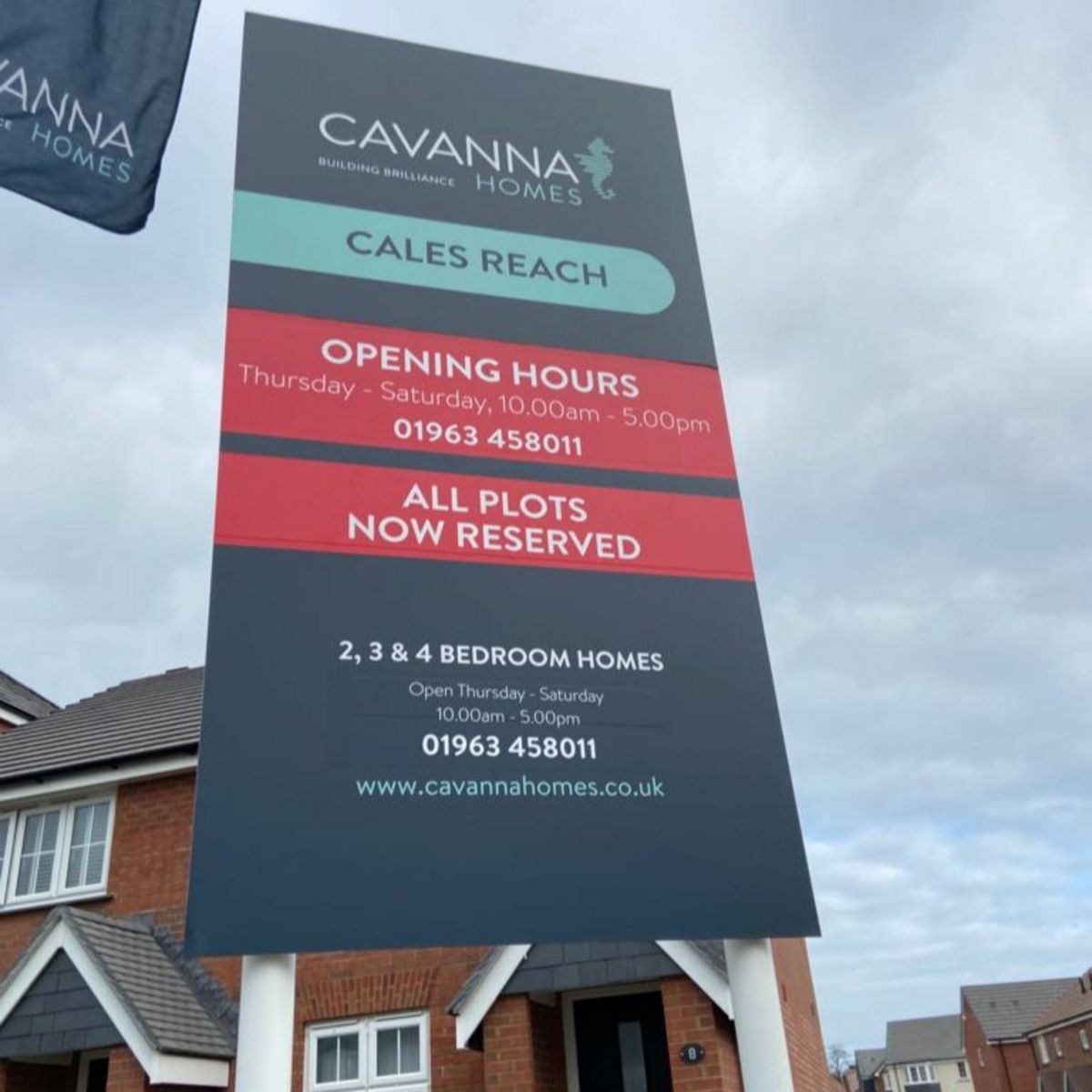 Aluminium Post Sign for New Build Homes.jpg