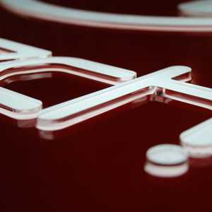 Fret-Cut Illuminated Lettering