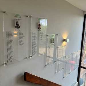 New Design - Clear Acrylic Name Plaques