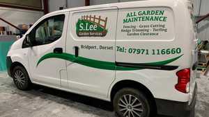 Vehicle Graphics for S.Lee Garden Services