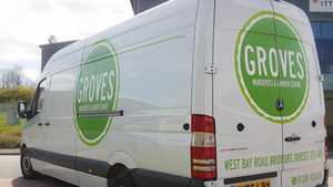 Vehicle Graphics for Groves Gardening Centre