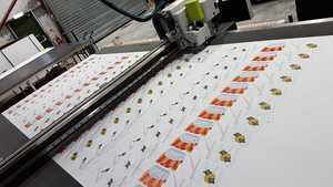 Bulk Printing over 50m of Shelving Strips