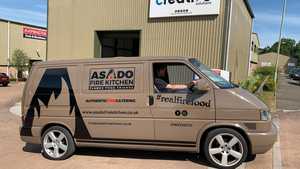 Business Branding Graphics Vintage VW Transporter Business Vehicle Branding