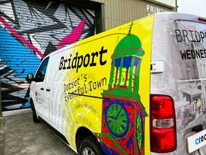 Van Branding for Bridport Town Council Van Branding for Bridport Town Council