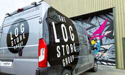 Vehicle Branding Graphics for The Log Store's Citroen Relay Van