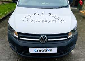 Vehicle Graphics for Little Tree Woodcraft VW Caddy - Bonnet Logo
