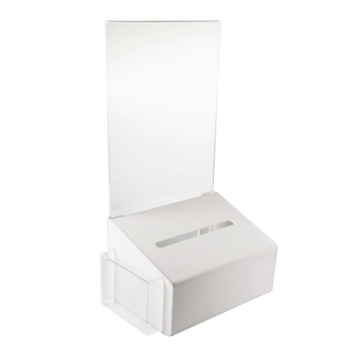 White Acrylic Suggestion Box With Header Display Poster .1.png