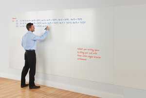 Whiteboard wall