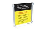 Window sign holder available with optional poster on virus symptoms.png
