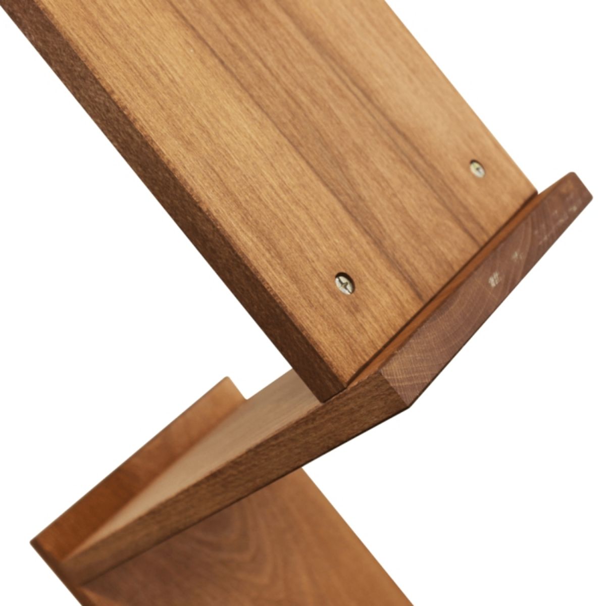 Wooden brochure stand made from natural beech wood.png