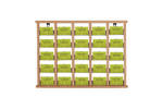Wooden leaflet display with 25 pockets.png