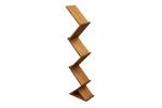 Wooden Zig Zag Display Stand with five shelves.png