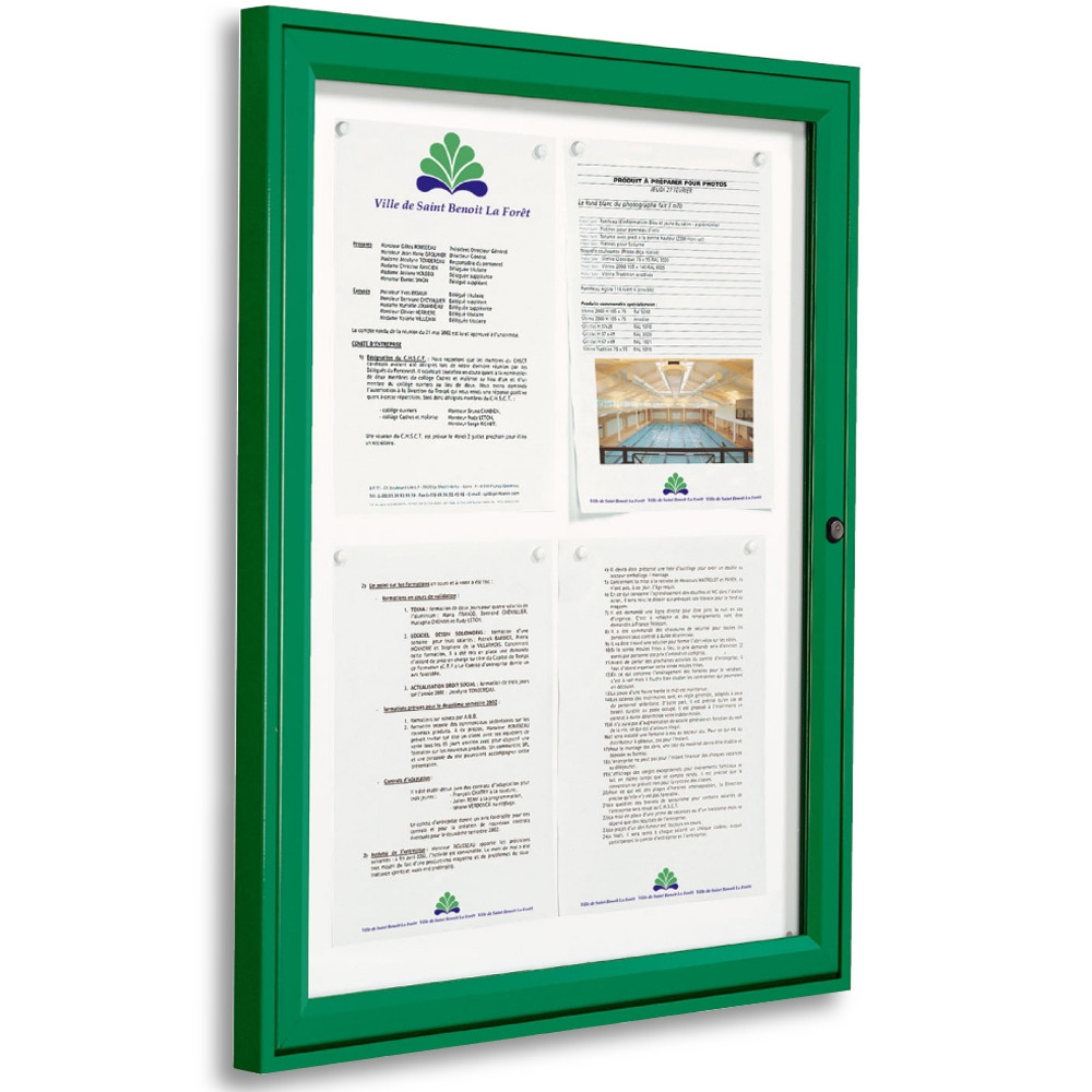 Allure Lockable Notice Board