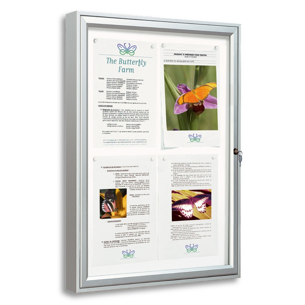 Classic Exterior Lockable Notice Board