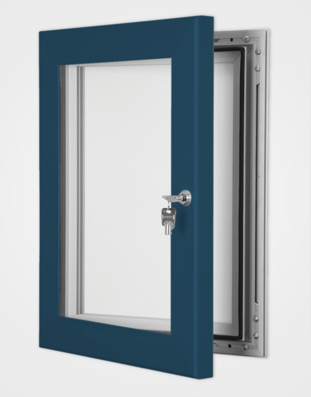 Lockable Sign Case Colour Secure Lock Magnetic Poster Case