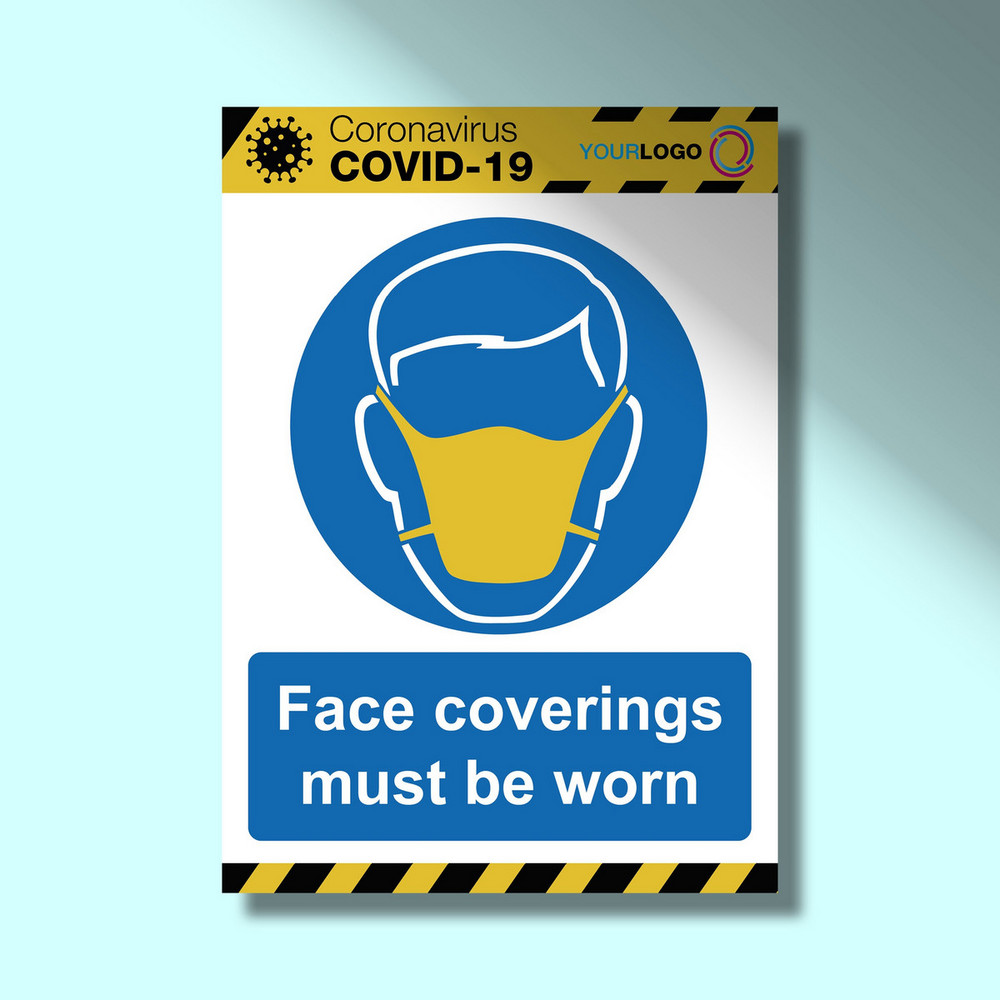 Face Mask Safety Sign Boards