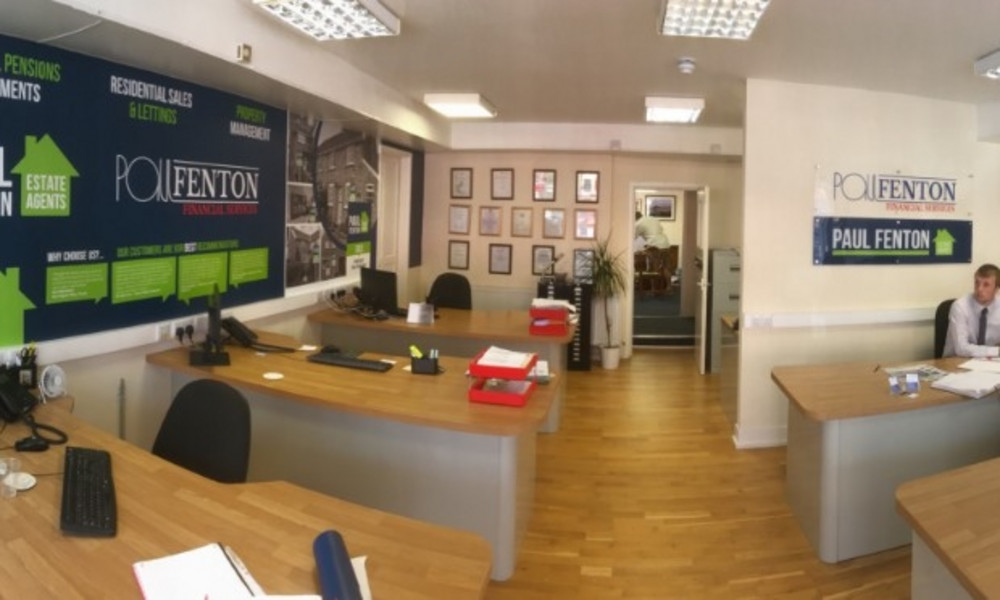 Internal Shop Signs & Wallpaper for Paul Fenton Estate Agents