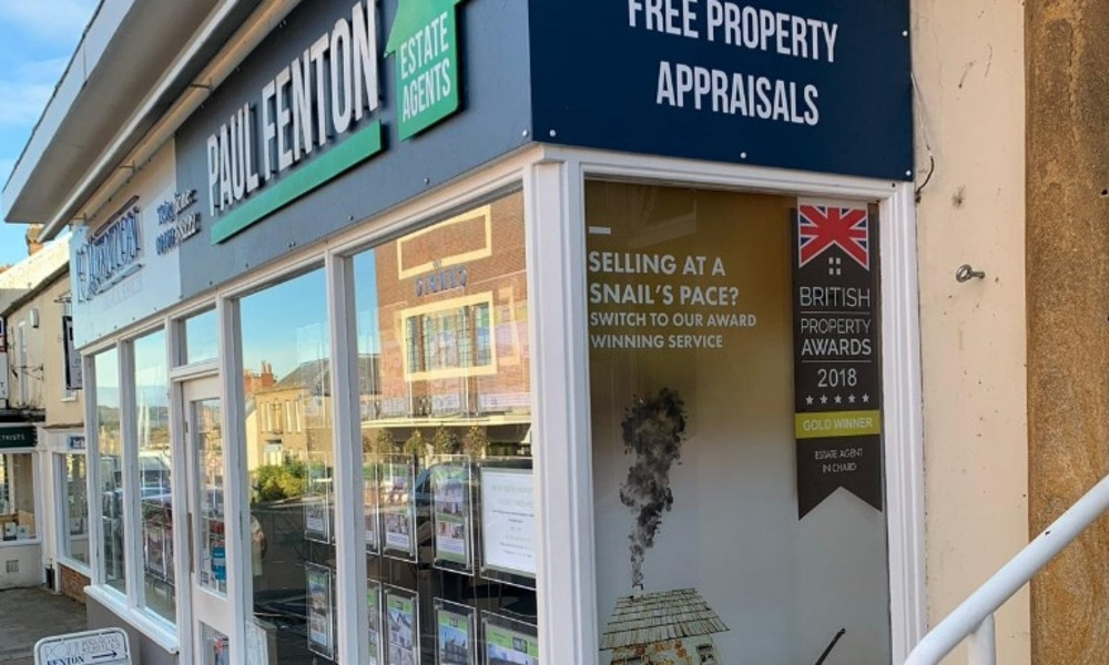 Window Graphics for Paul Fenton Estate Agents