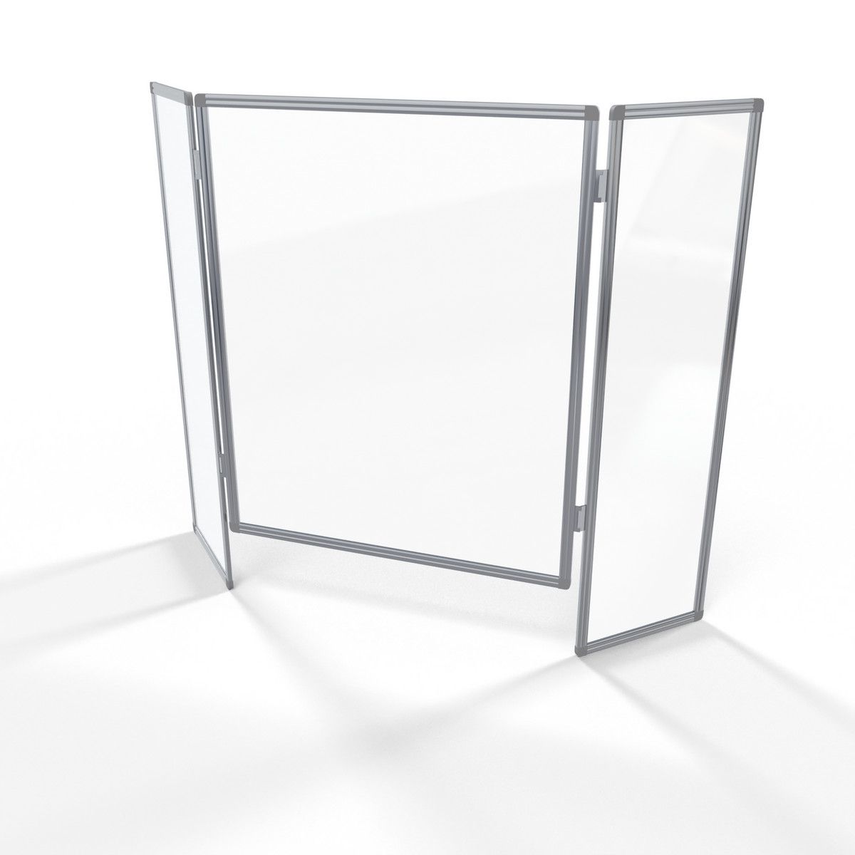 Foldable Clear Acrylic Protective Screen with side Wings