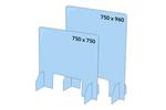 Flat pack Clear Acrylic Protective Screen