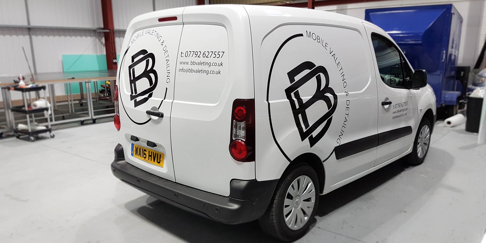 Vehicle Signwriting for BB Valeting