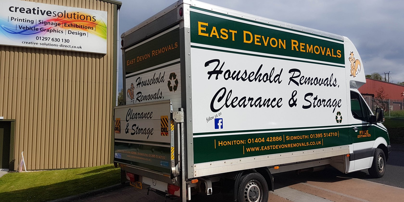 East Devon Removals Vehicle Graphics