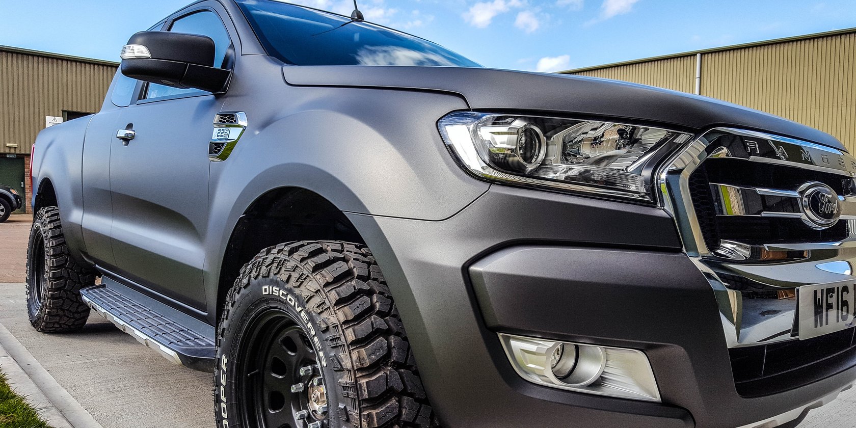 Truck Colour Change Wrap Matte Finish