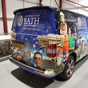 University of Bath Van Wrapping